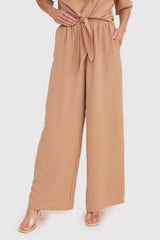 Lightweight Wide Leg Trousers Ax Paris