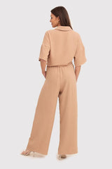 Lightweight Wide Leg Trousers Ax Paris