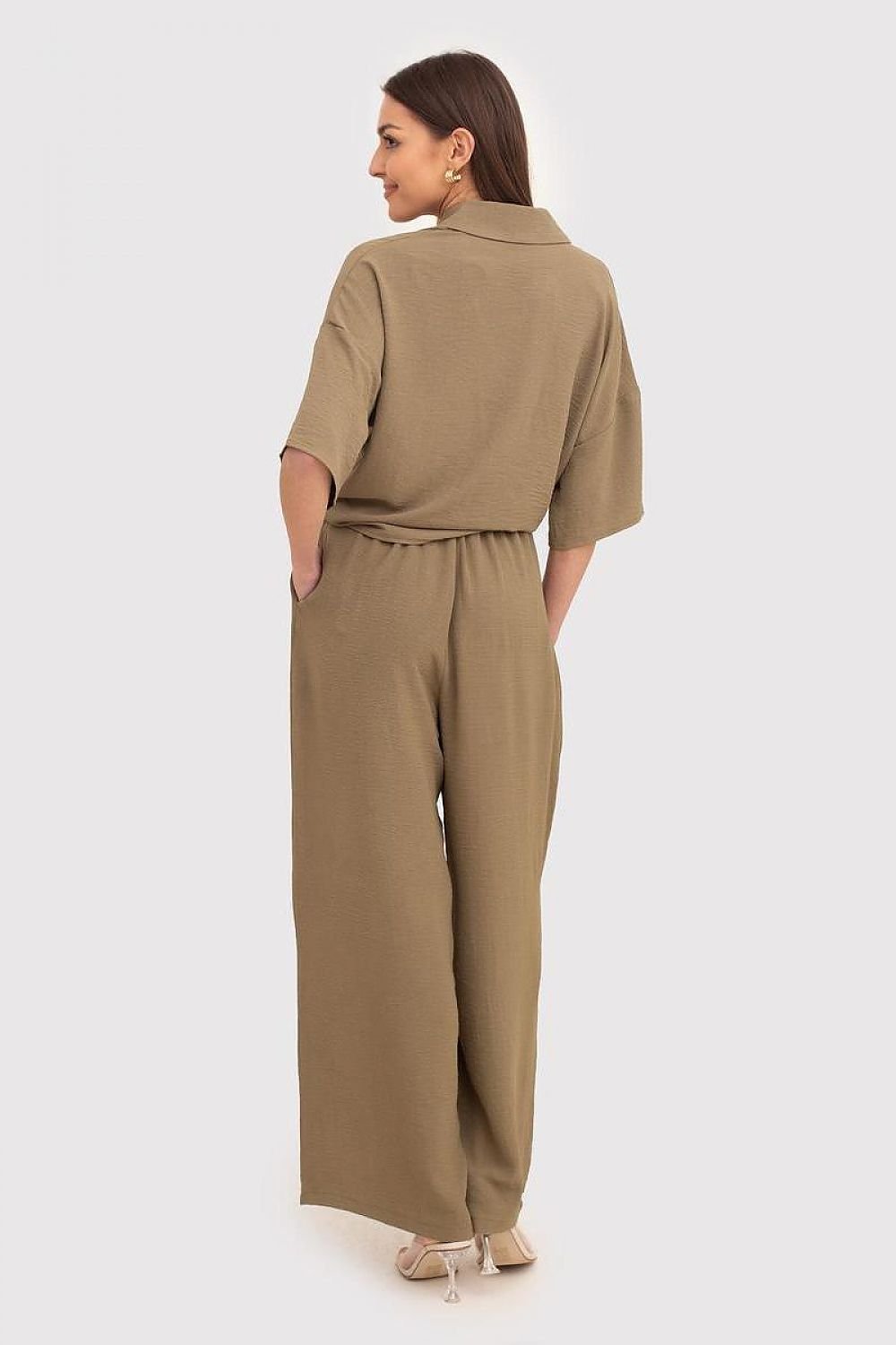 Lightweight Wide Leg Trousers Ax Paris