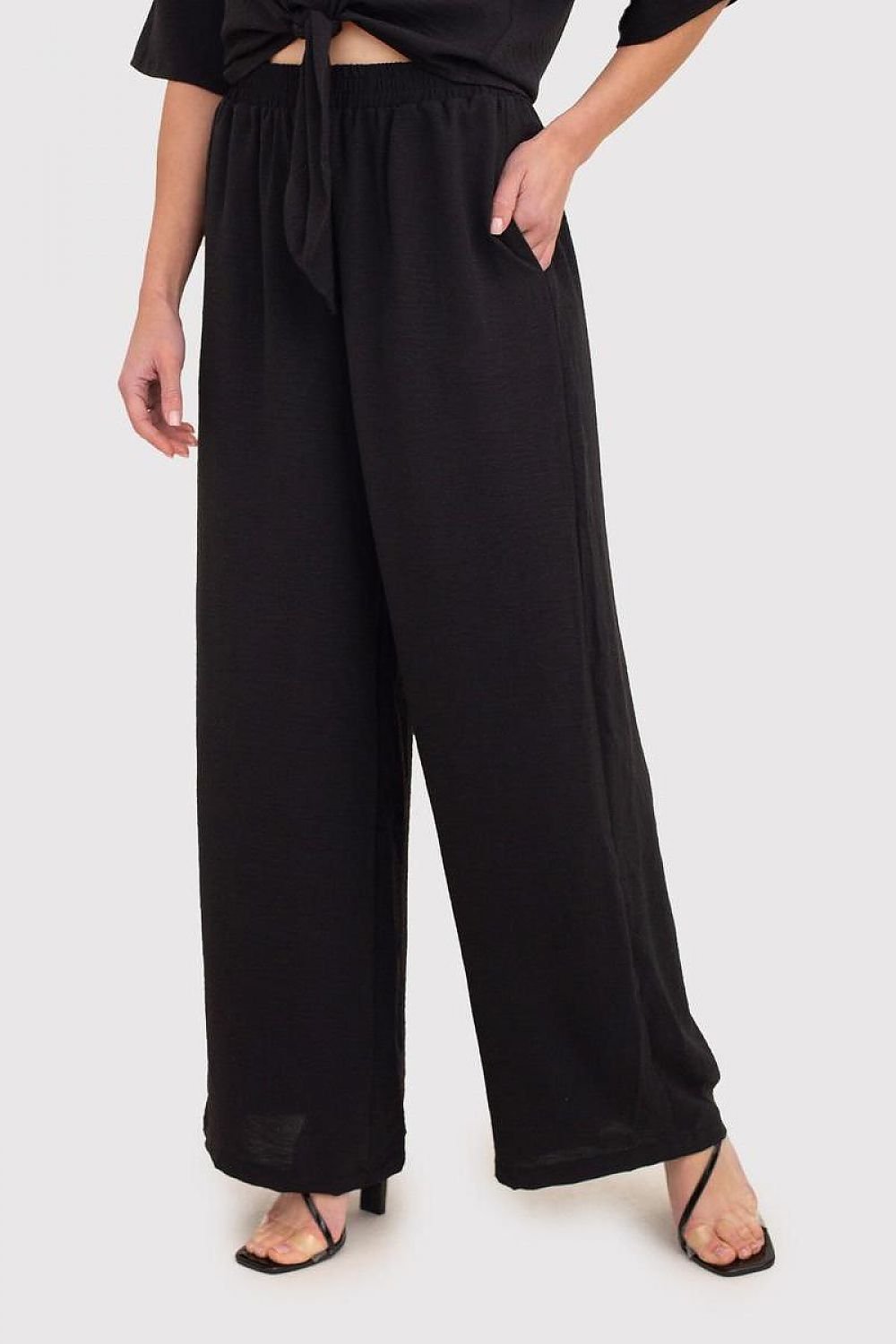 Lightweight Wide Leg Trousers Ax Paris