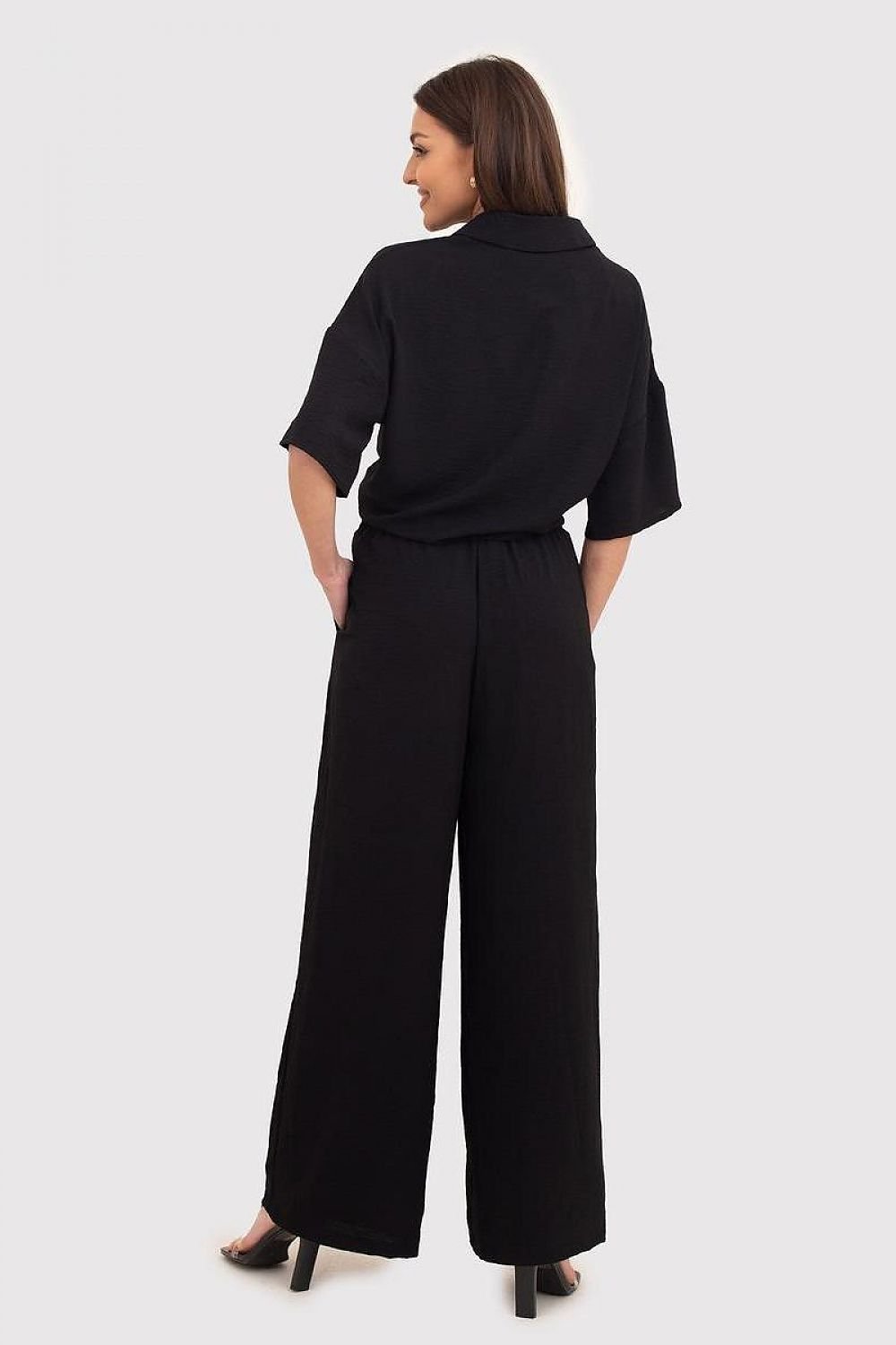 Lightweight Wide Leg Trousers Ax Paris