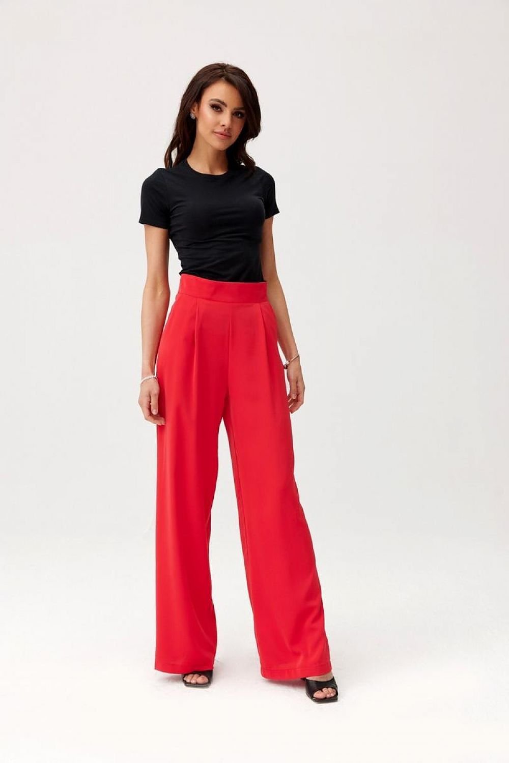 Chic Wide Leg Tailored Pants Roco Fashion