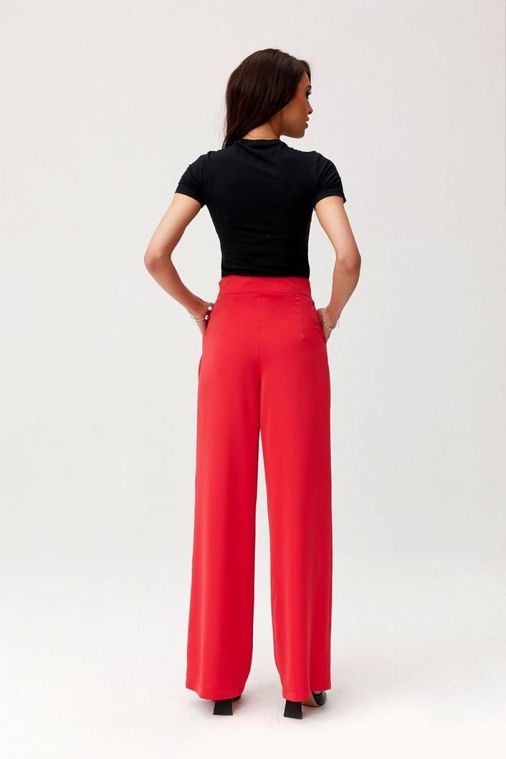 Chic Wide Leg Tailored Pants Roco Fashion