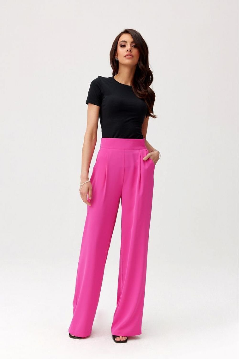 Chic Wide Leg Tailored Pants Roco Fashion