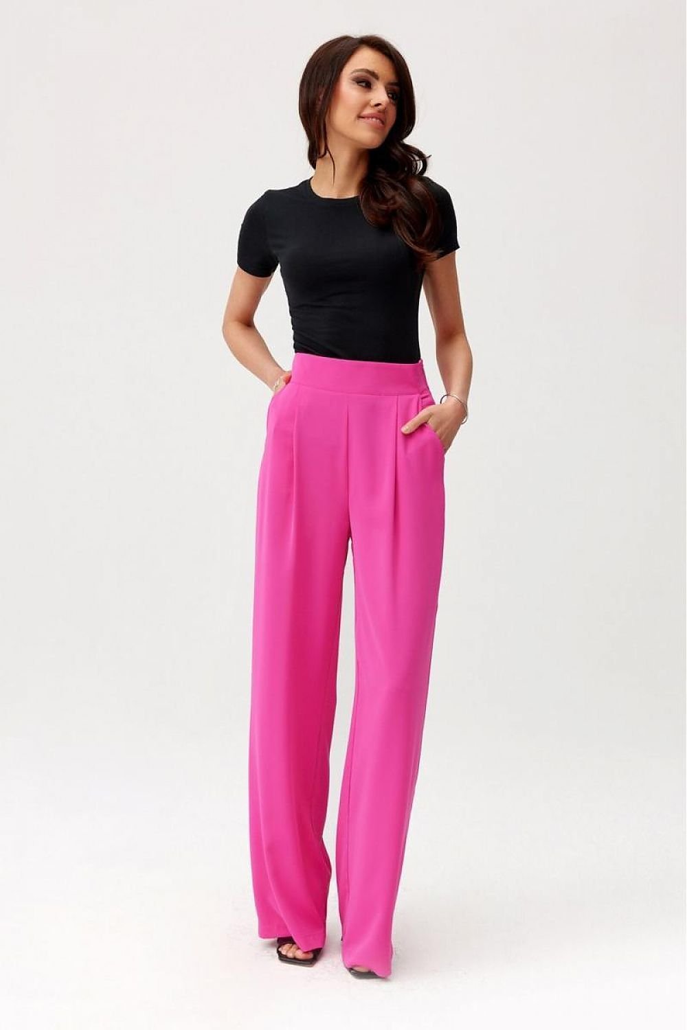 Chic Wide Leg Tailored Pants Roco Fashion