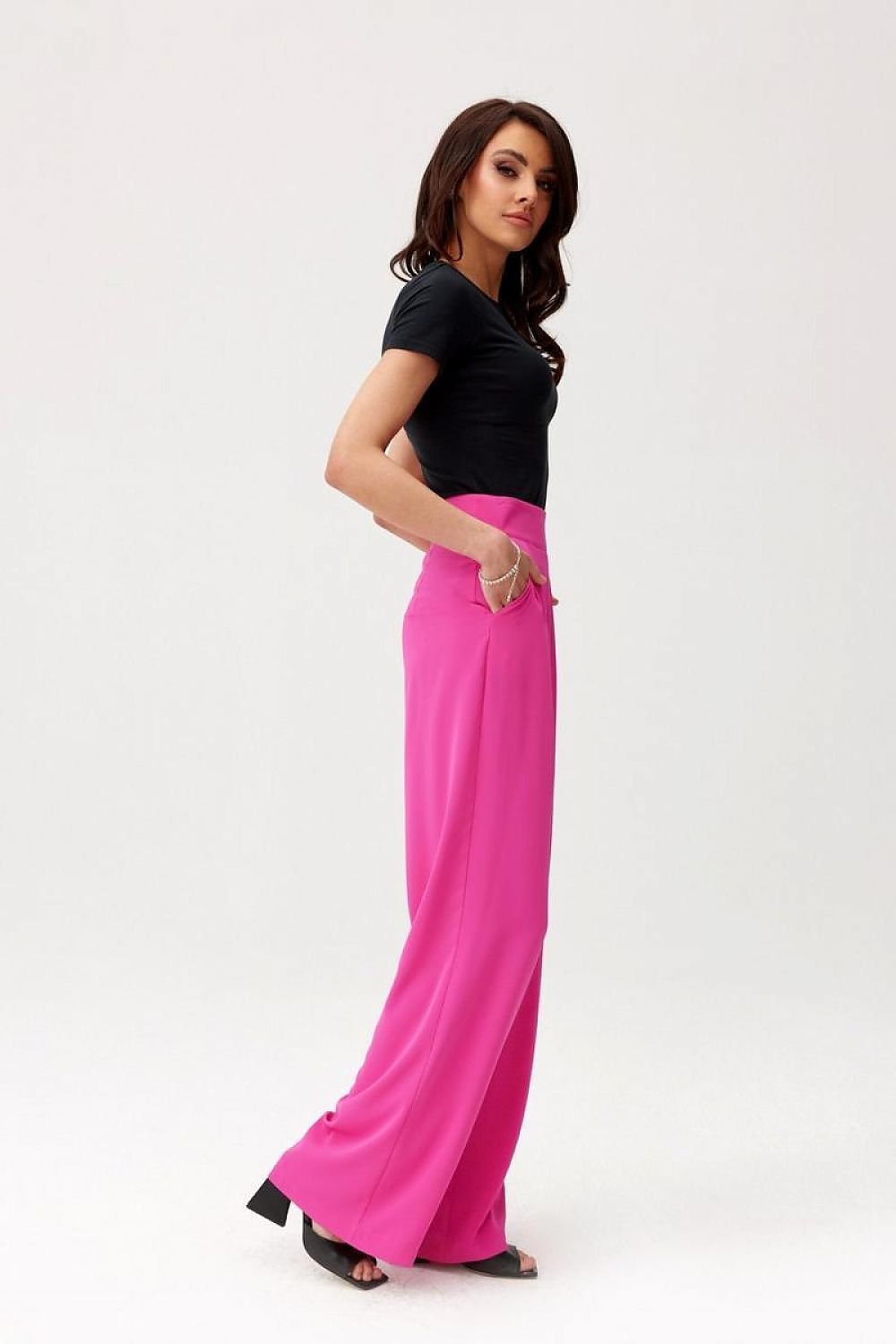 Chic Wide Leg Tailored Pants Roco Fashion