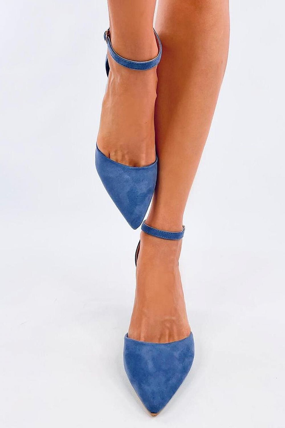 Elegant Suede Block Heel Pumps Inello