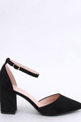 Elegant Suede Block Heel Pumps Inello