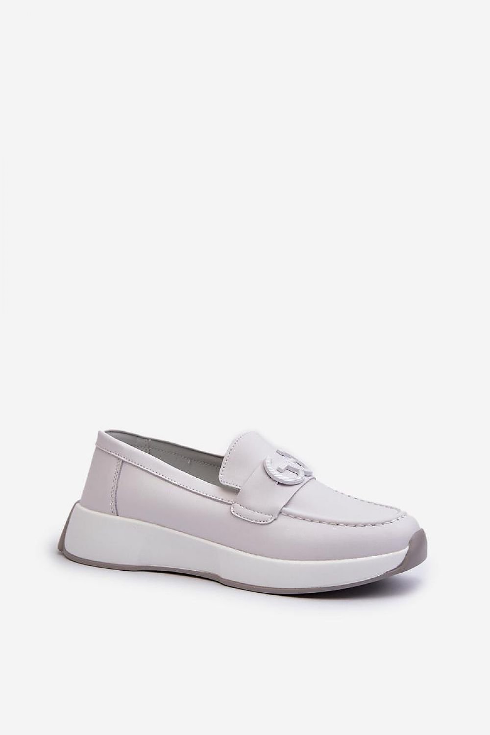 Elegant Natural Leather Moccasins S.Barski