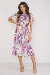 Flared Chiffon Dress Awama