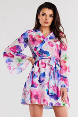 Chiffon Kimono Dress Awama