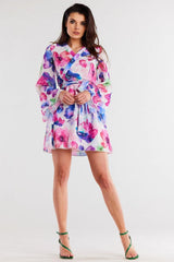 Chiffon Kimono Dress Awama