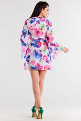 Chiffon Kimono Dress Awama