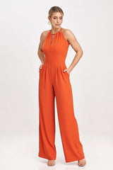 Sleeveless Wide Leg Jumpsuit Figl