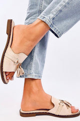 Stylish Suede Flat Sandals Inello