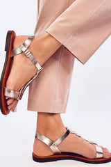 Comfortable Adjustable Leather Sandals Inello