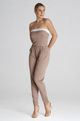 Loose Strapless Jumpsuit Figl