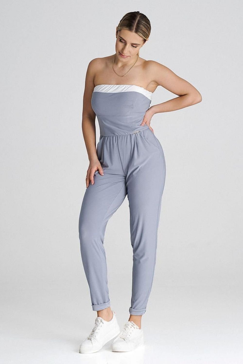 Loose Strapless Jumpsuit Figl