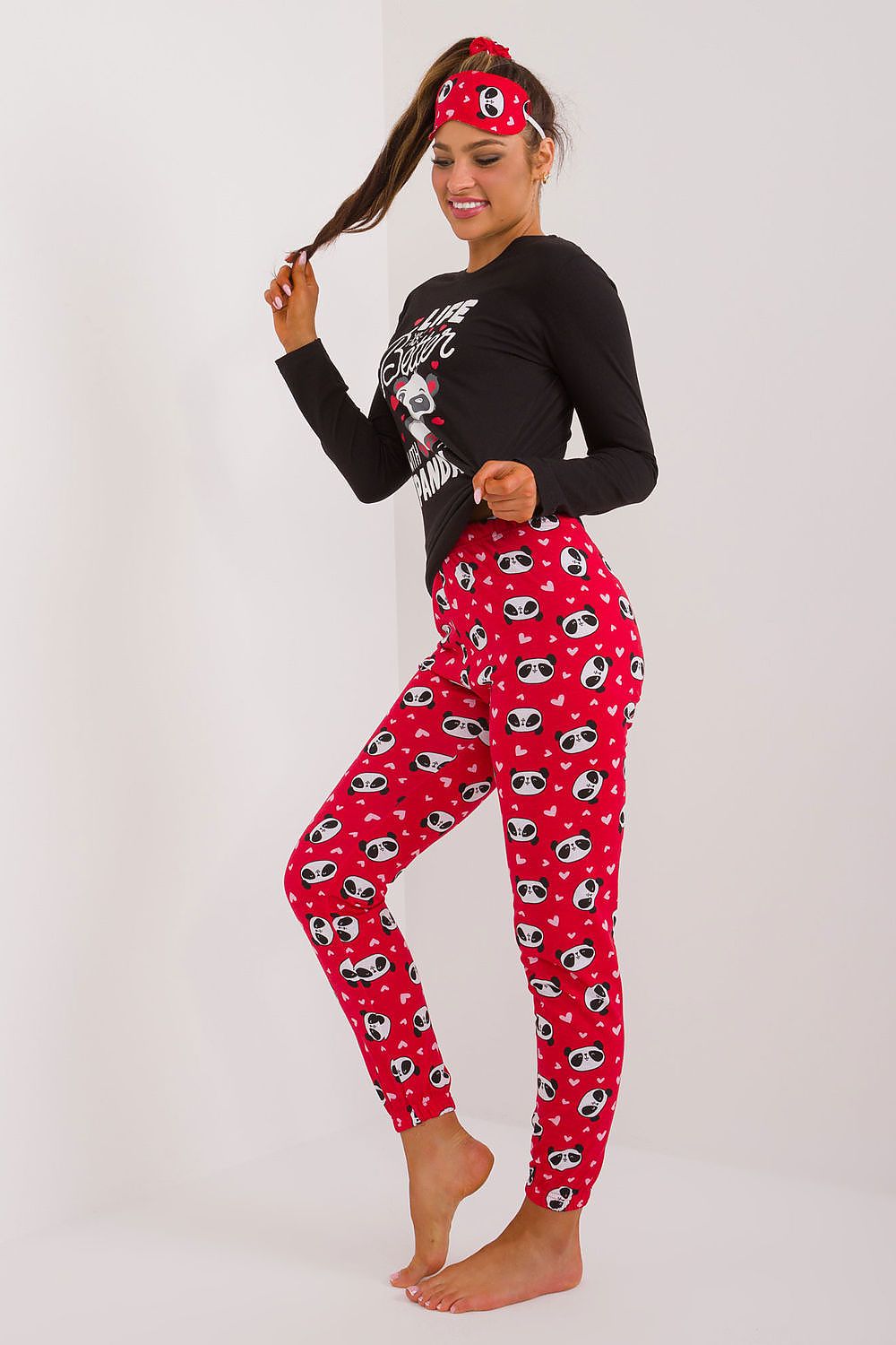 Elegant Pajama Set With Colorful Print Elegant Designs