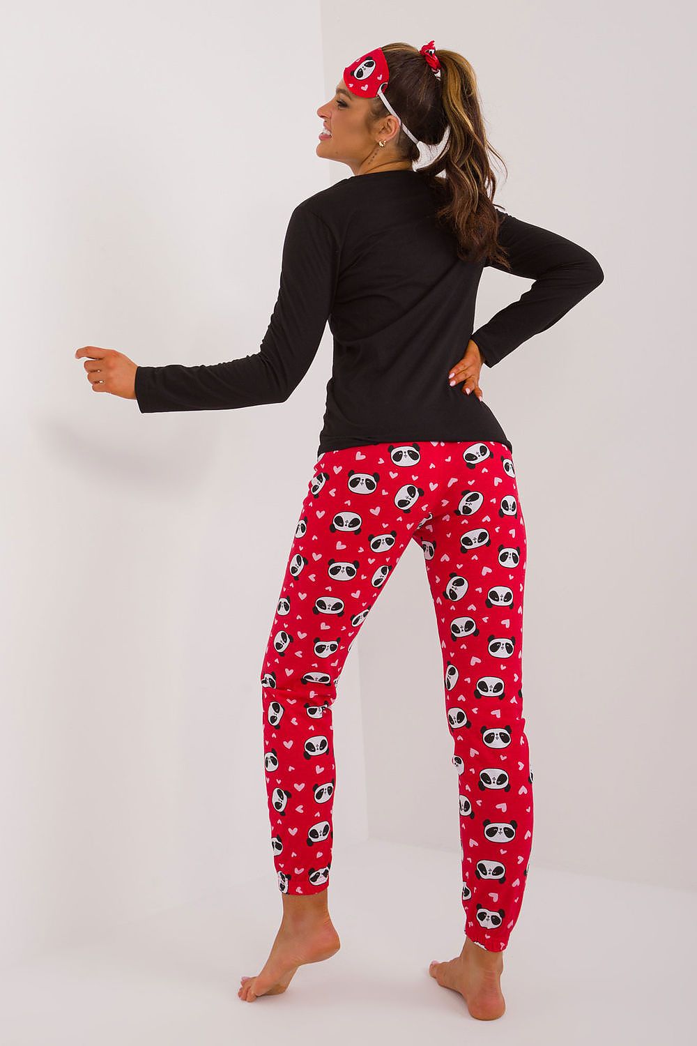 Elegant Pajama Set With Colorful Print Elegant Designs