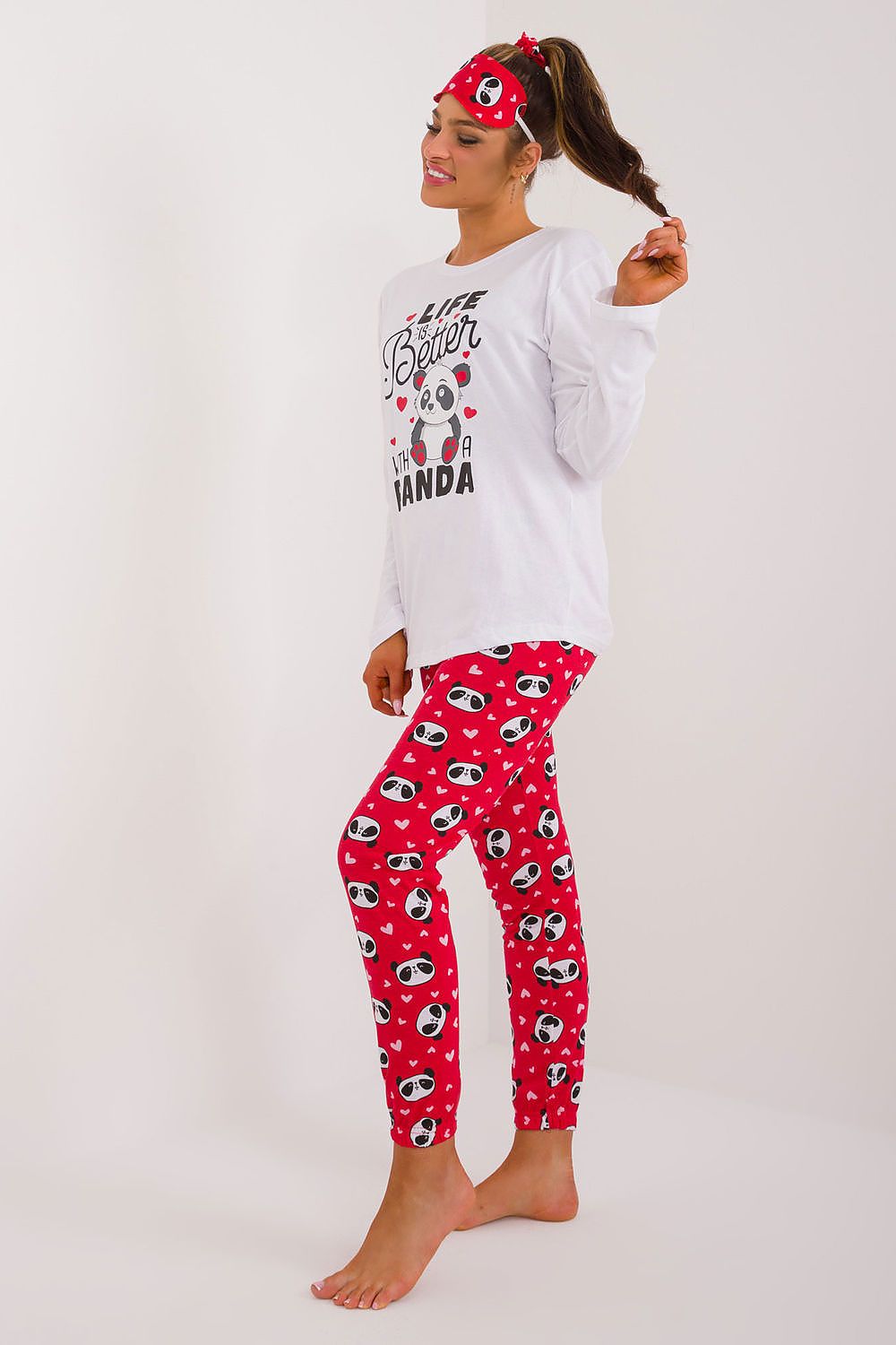 Elegant Pajama Set With Colorful Print Elegant Designs