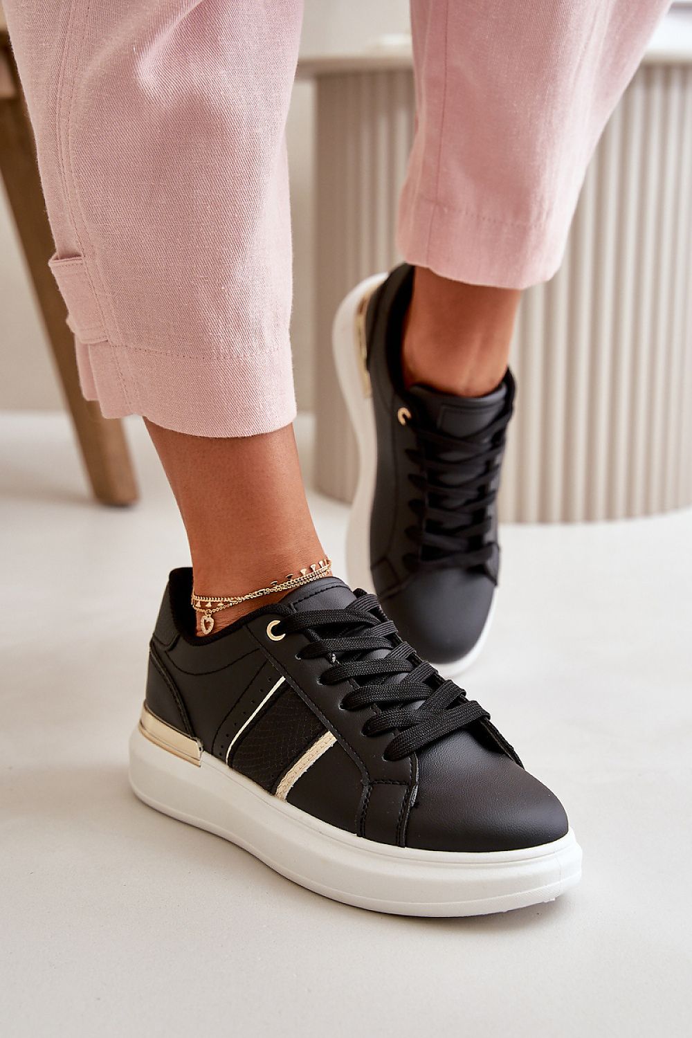 Fashionable Platform Sneakers Step In Style