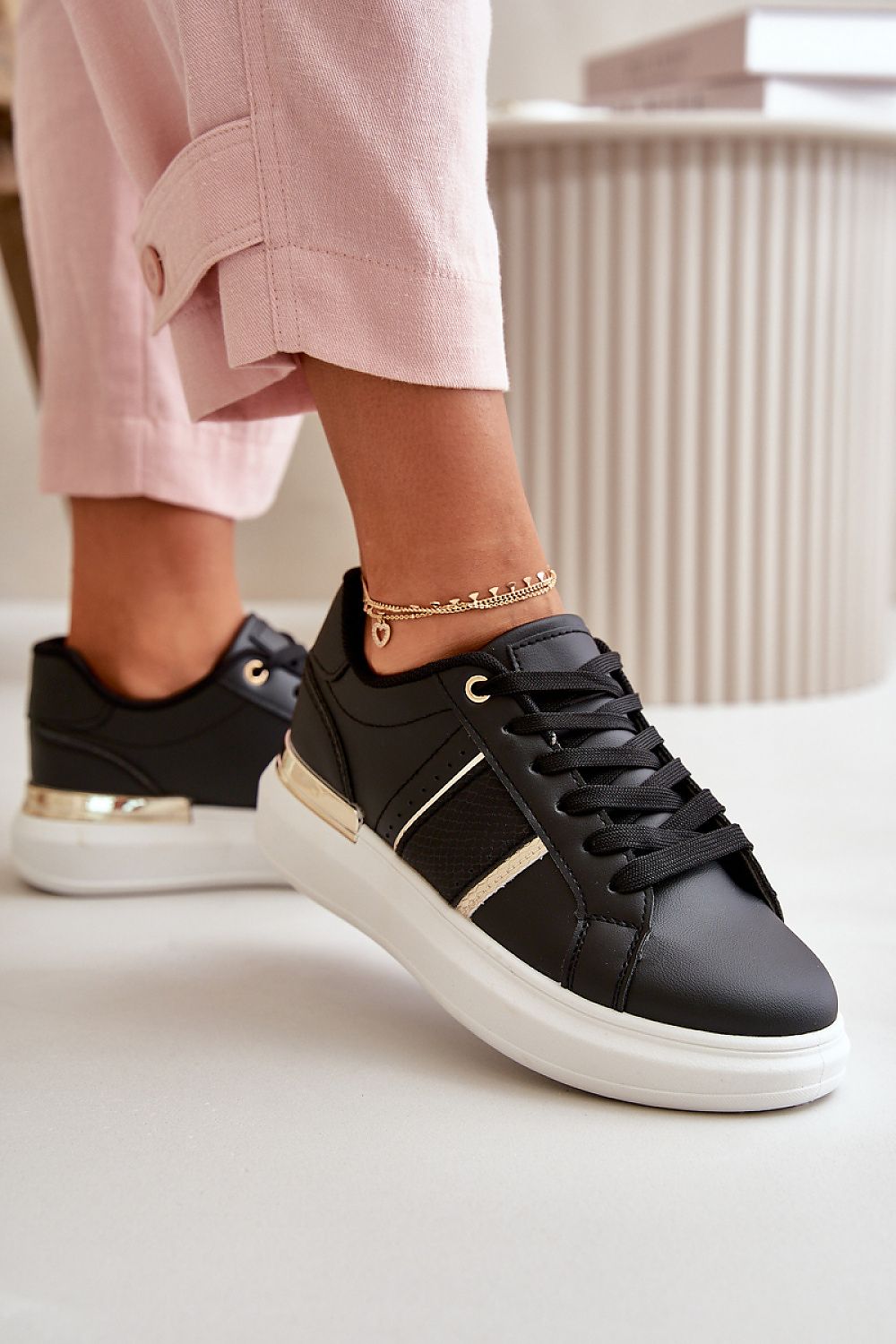 Fashionable Platform Sneakers Step In Style