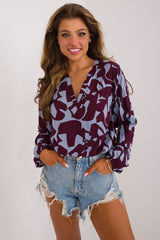 Trendy Casual Viscose Blouse Sublevel