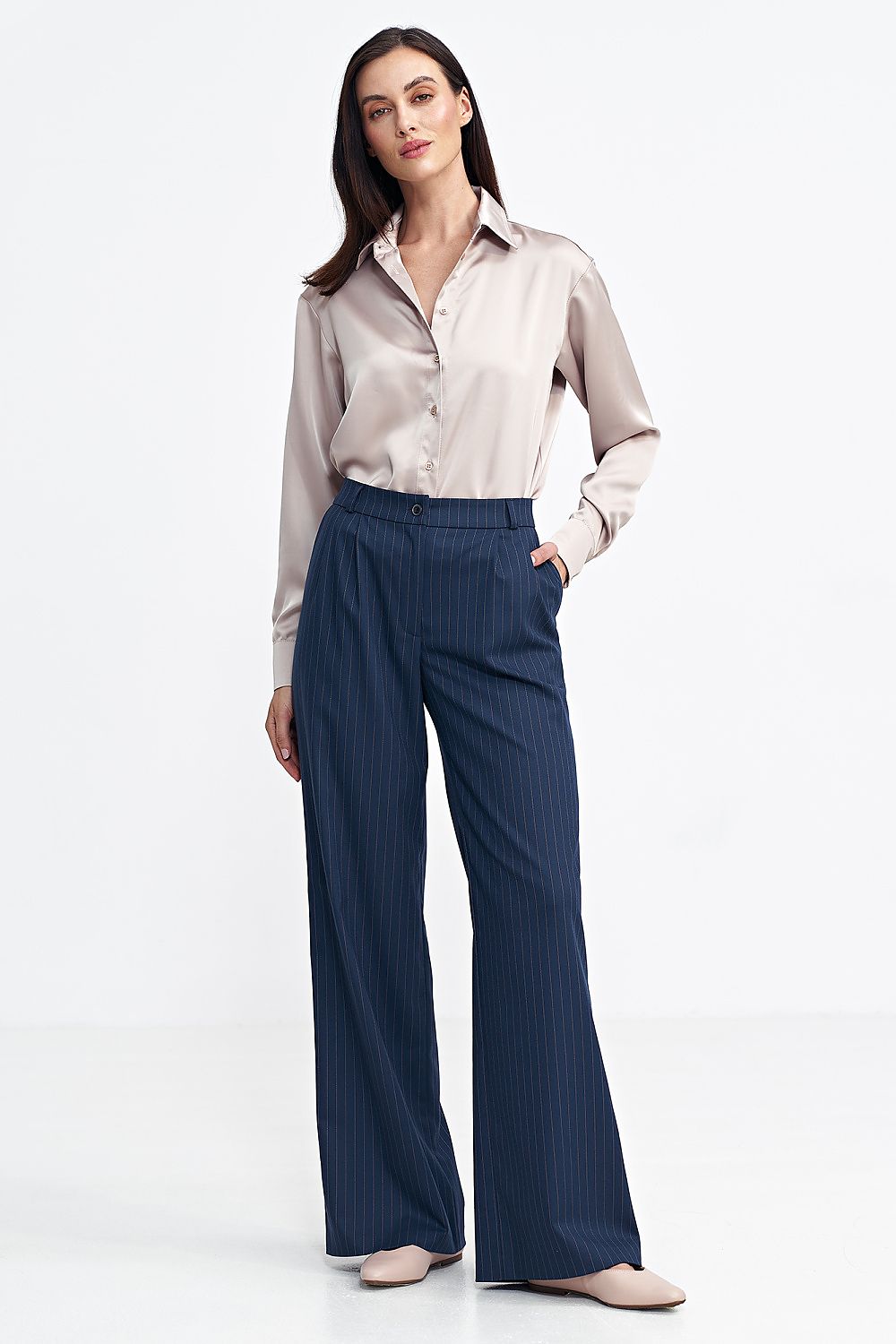 Elegant Relaxed Fit Trousers Nife