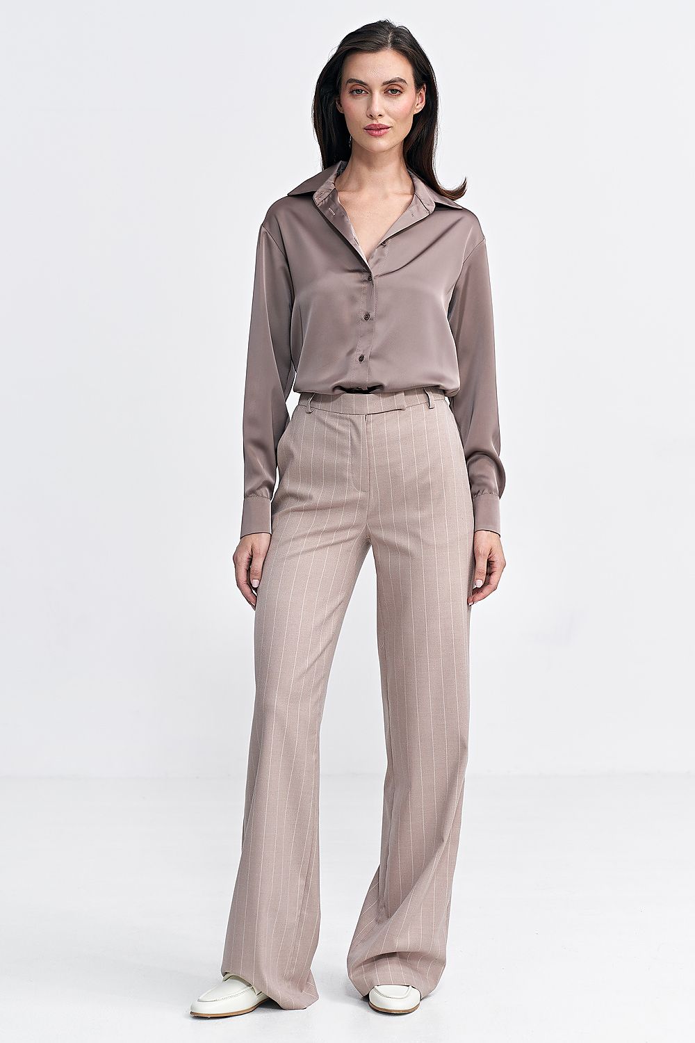 Elegant Tailored Bootcut Trousers Nife