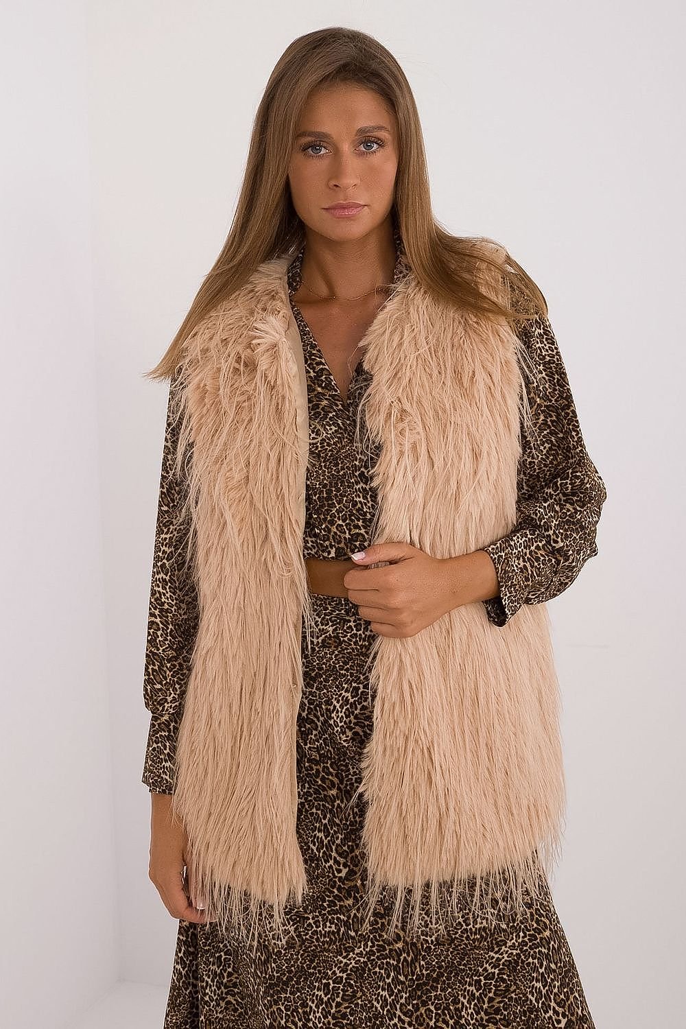 Casual Insulated Fur Vest Elegant