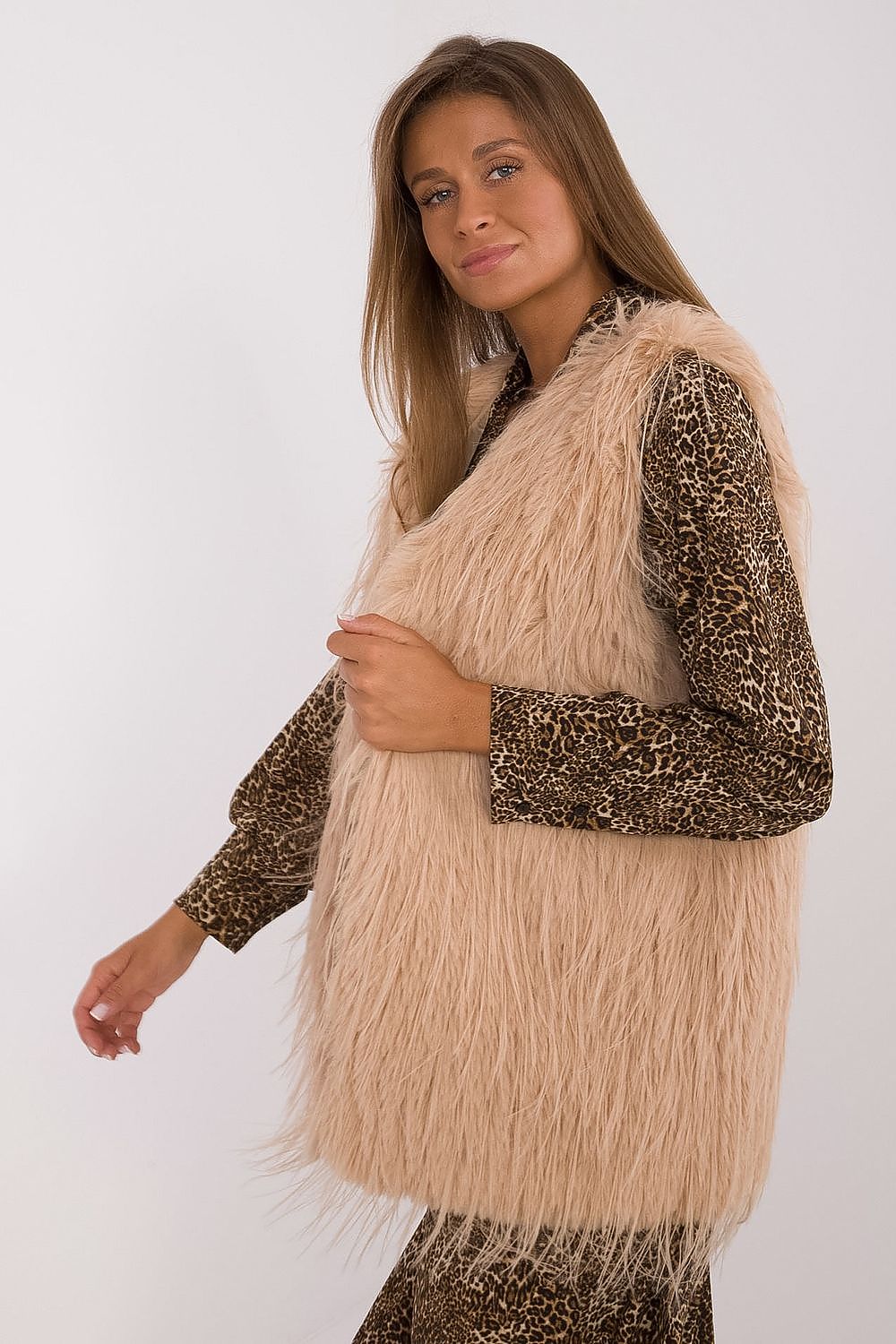 Casual Insulated Fur Vest Elegant