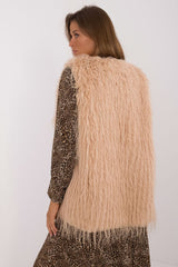 Casual Insulated Fur Vest Elegant