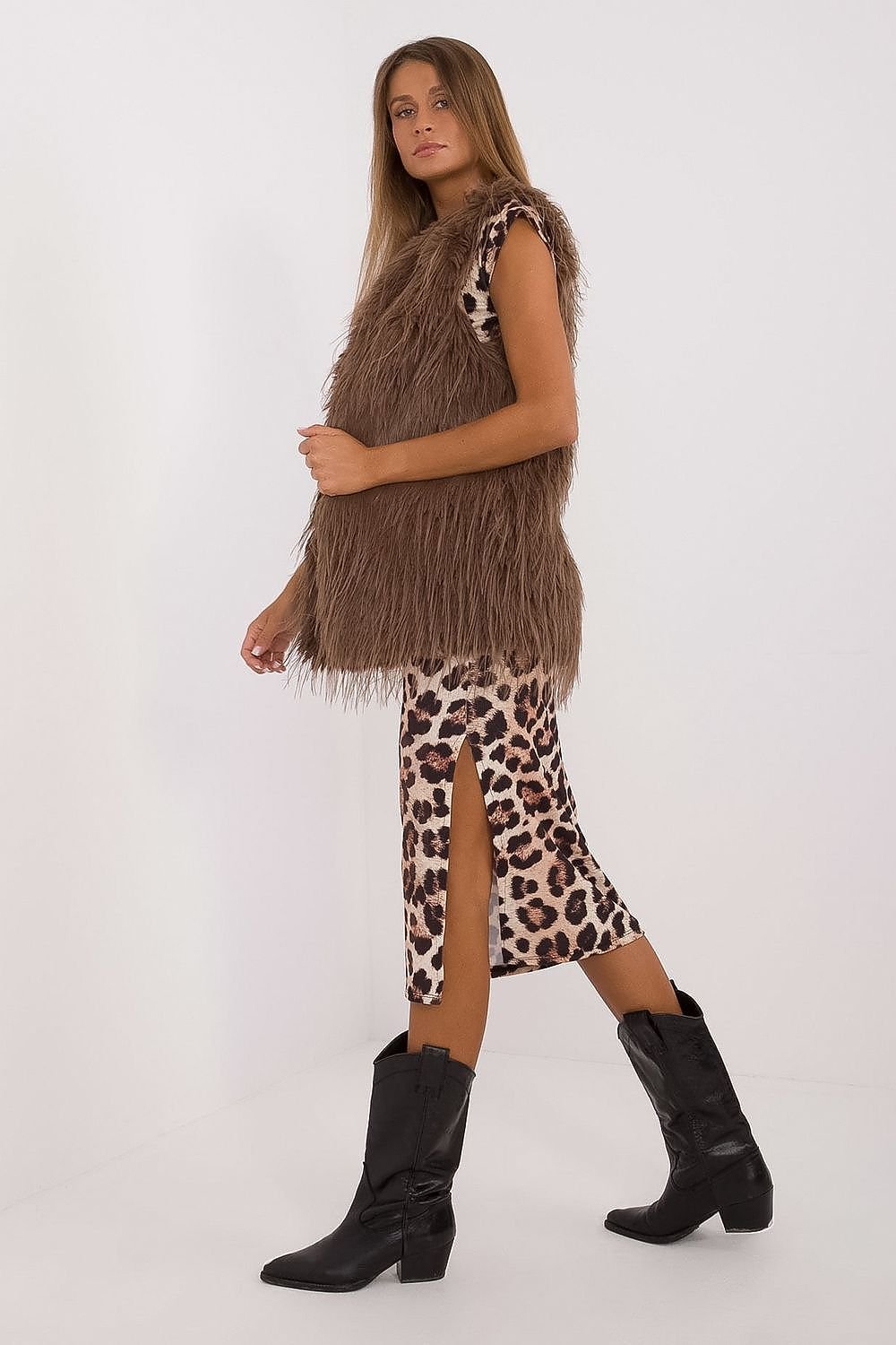 Casual Insulated Fur Vest Elegant