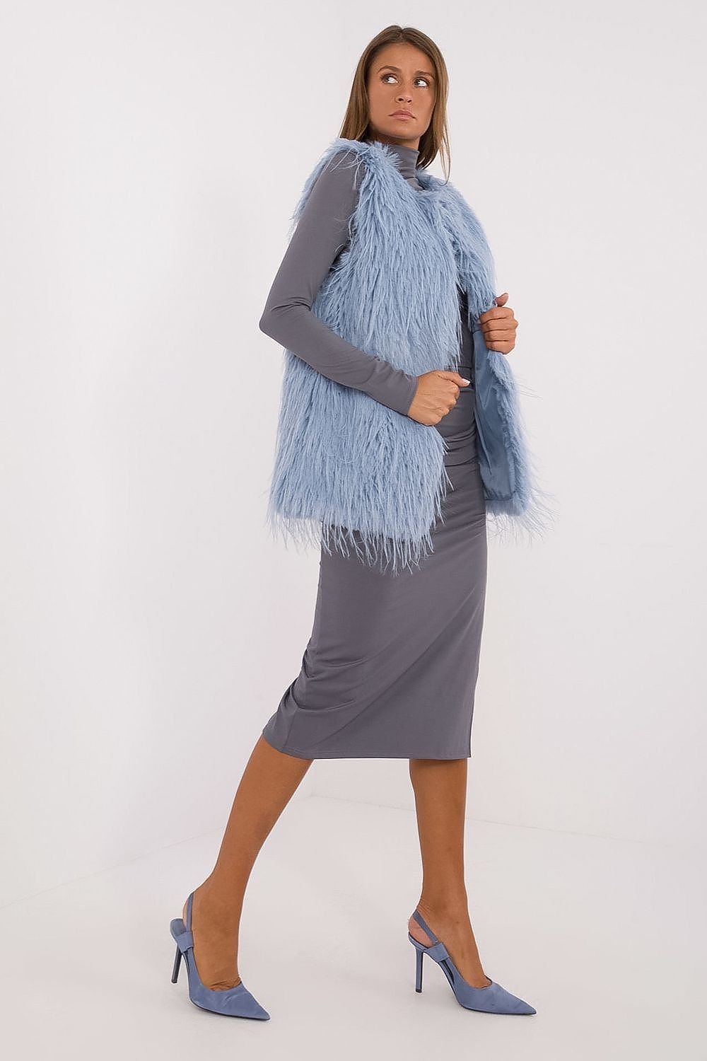 Casual Insulated Fur Vest Elegant