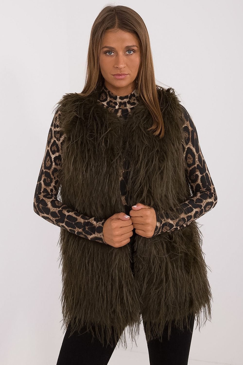 Casual Insulated Fur Vest Elegant