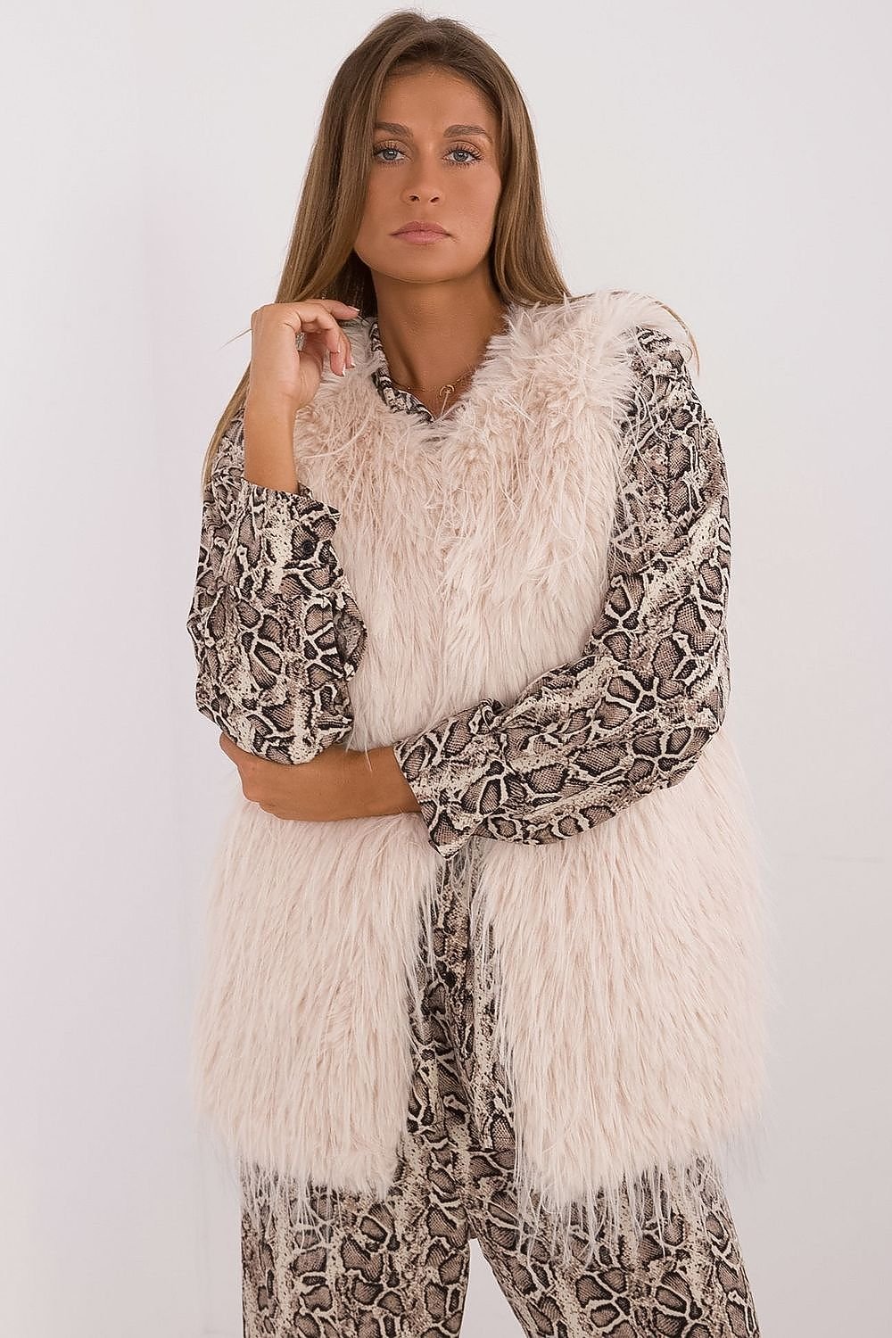 Casual Insulated Fur Vest Elegant