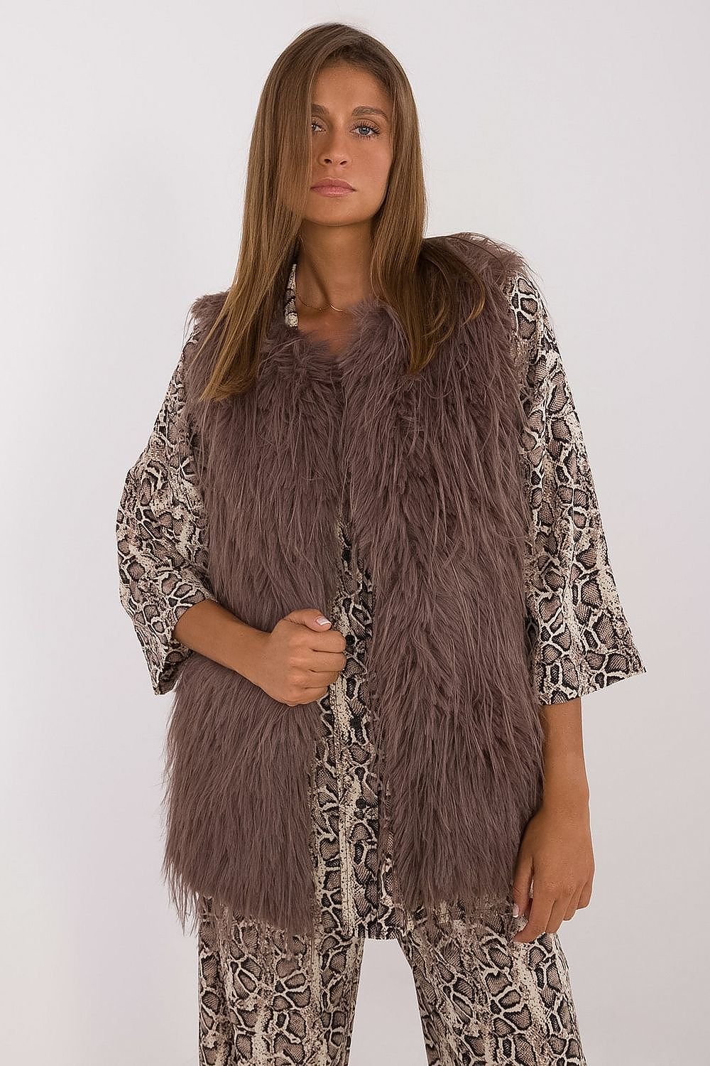 Casual Insulated Fur Vest Elegant