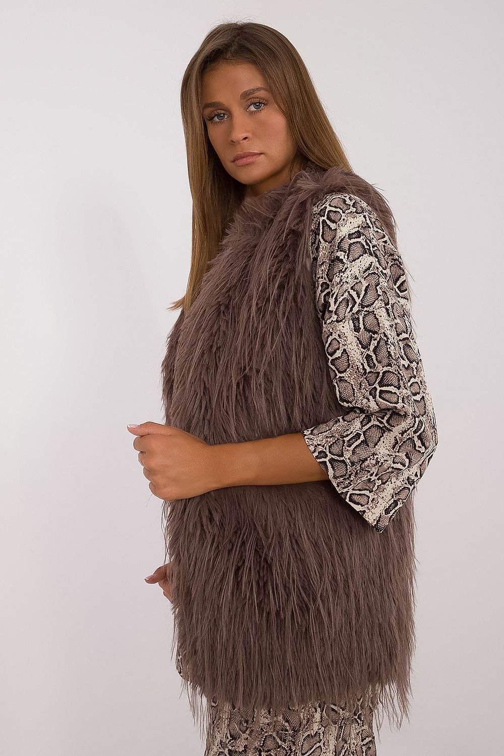 Casual Insulated Fur Vest Elegant