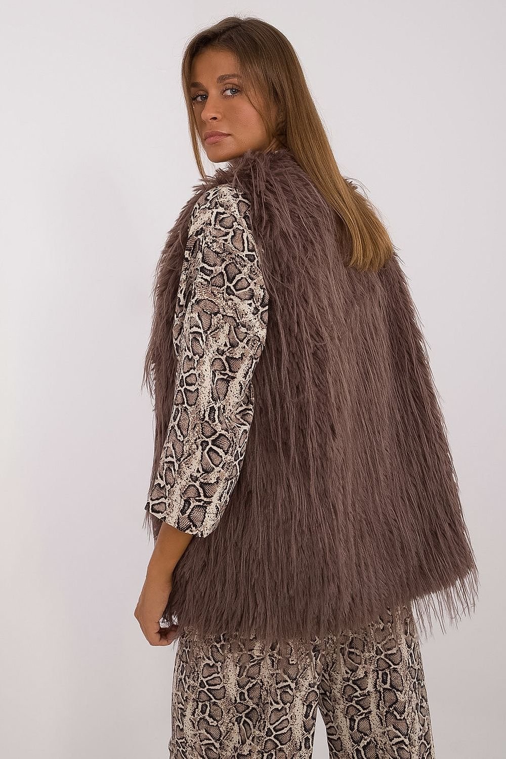 Casual Insulated Fur Vest Elegant