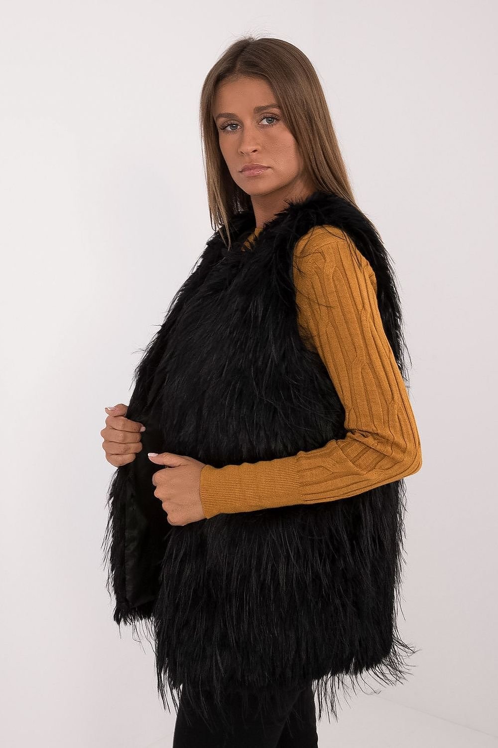 Casual Insulated Fur Vest Elegant