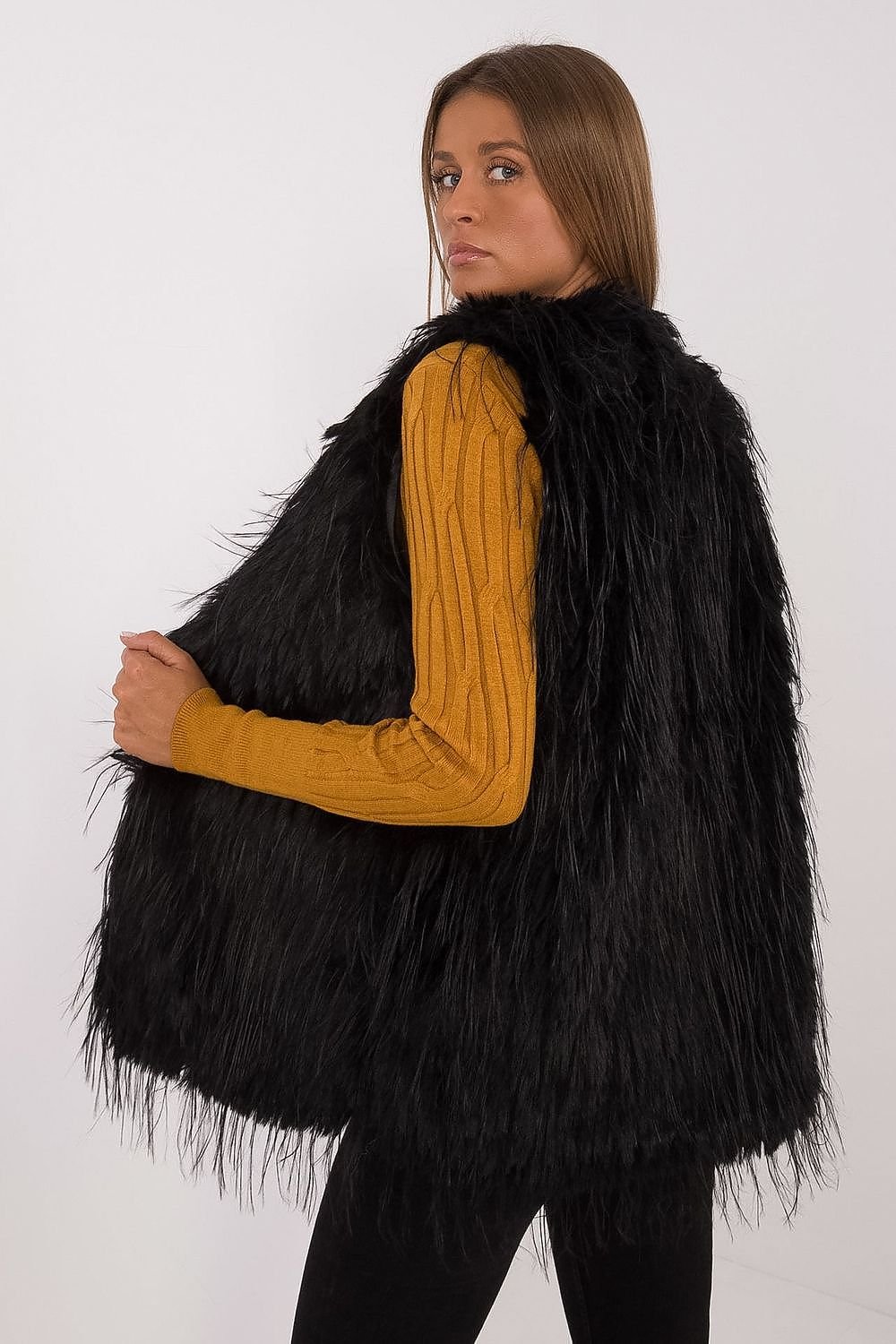 Casual Insulated Fur Vest Elegant