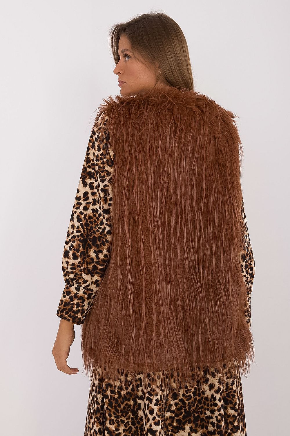 Casual Insulated Fur Vest Elegant