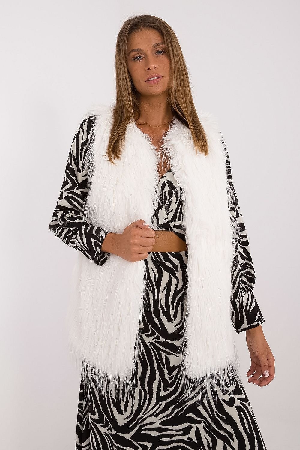 Casual Insulated Fur Vest Elegant