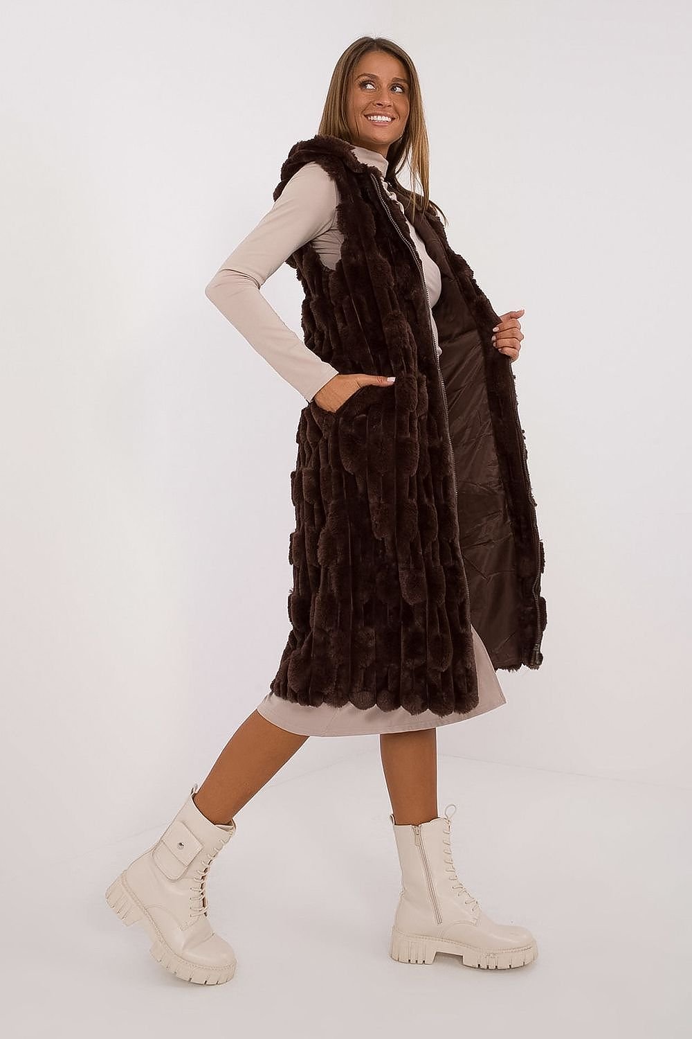 Elegant Fur Vest For Women