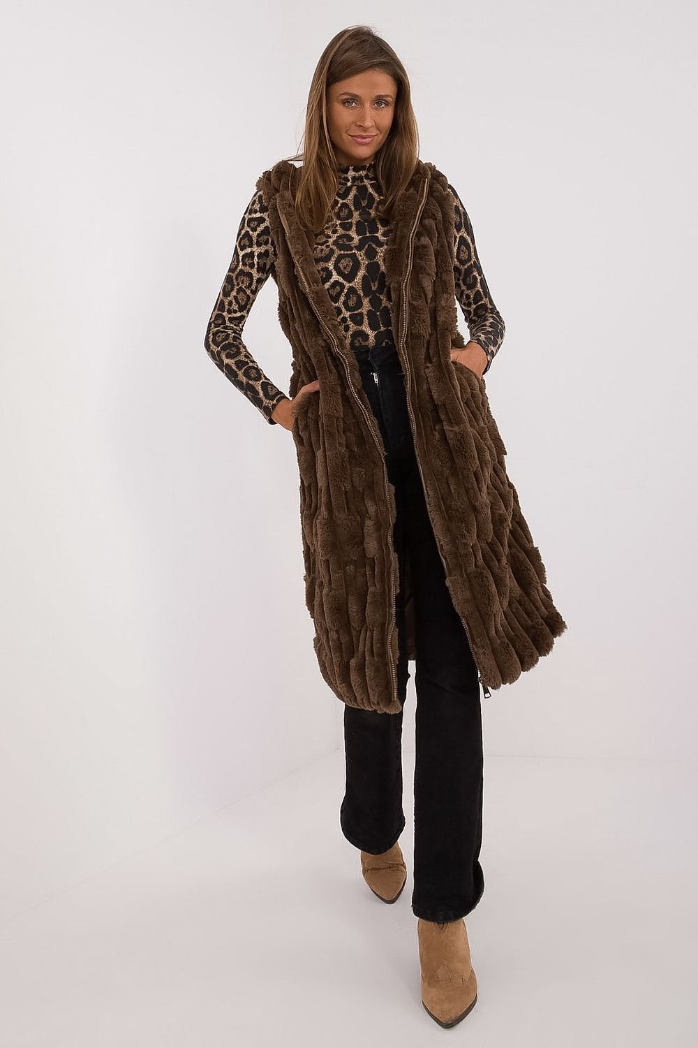 Elegant Fur Vest For Women