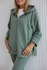 Soft Cotton Open Hoodie La Aurora