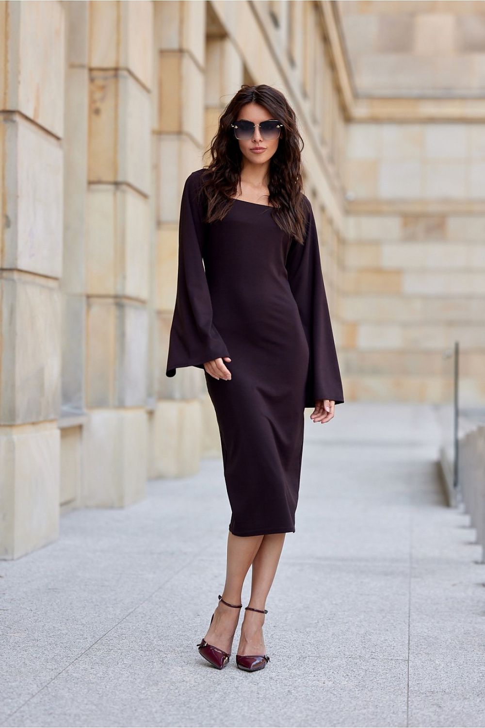 Elegant Midi Daydress Roco Fashion