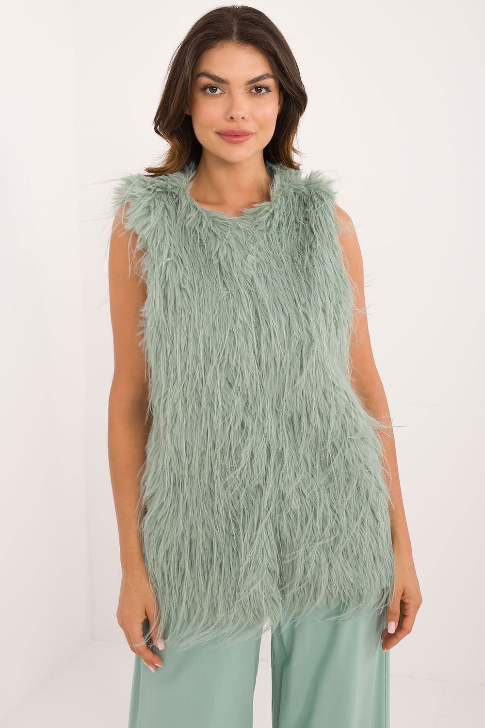 Casual Insulated Fur Vest Elegant