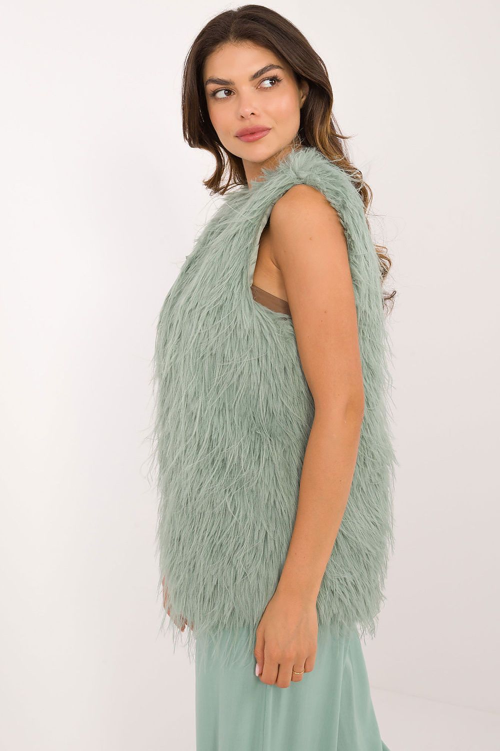 Casual Insulated Fur Vest Elegant